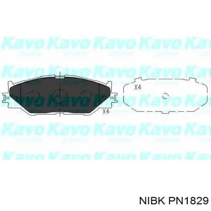 PN1829 Nibk Колодки передние