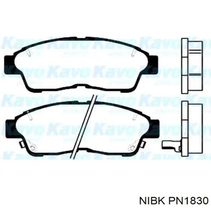 Передние тормозные колодки PN1830 Nibk