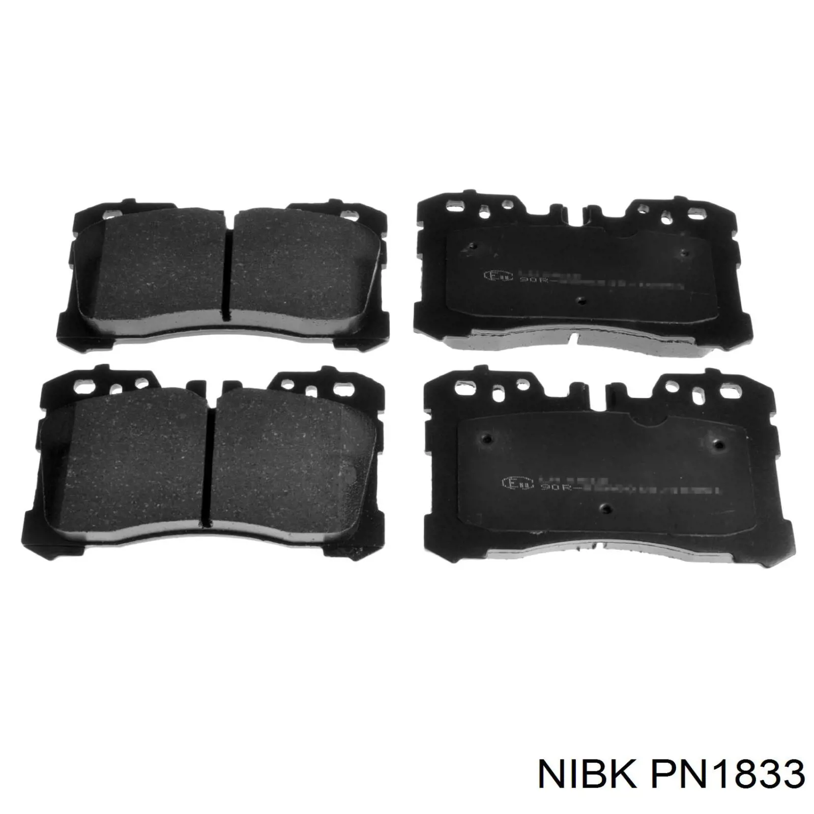 Передние тормозные колодки PN1833 Nibk