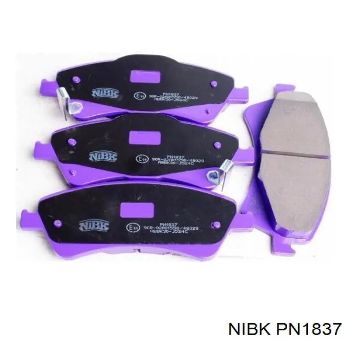 Колодки тормозные передние дисковые Nibk PN1837