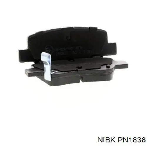 Купить PN1838 Nibk Колодки тормозные задние, дисковые