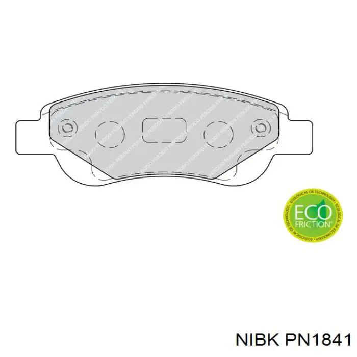 Купить PN1841 Nibk Колодки тормозные