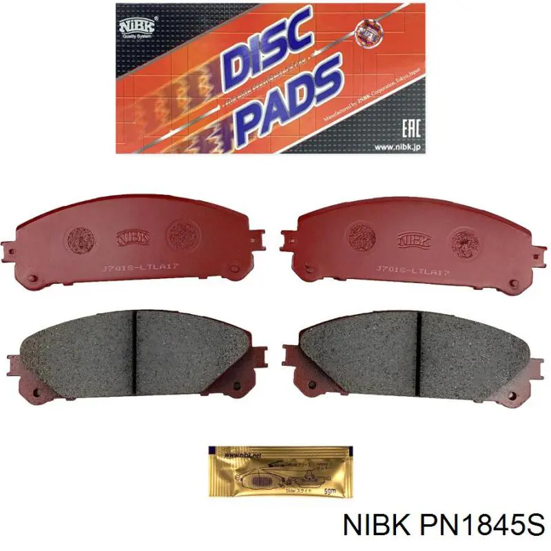 Купить PN1845S Nibk Колодки тормозные
