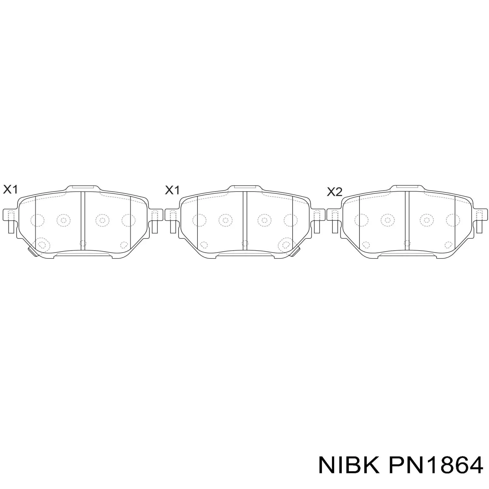 P83 182 Brembo sapatas do freio traseiras de disco