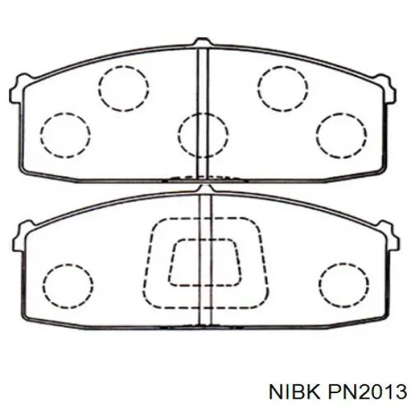 Передние тормозные колодки 4106028E26 Nissan