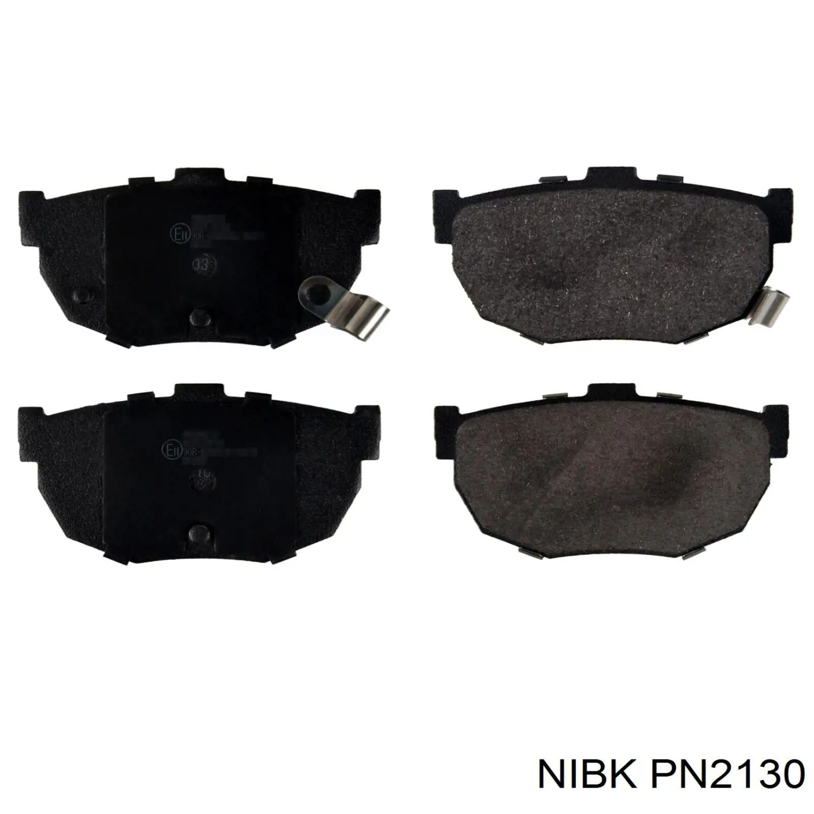 PN2130 Nibk Колодки тормозные дисковые комплект