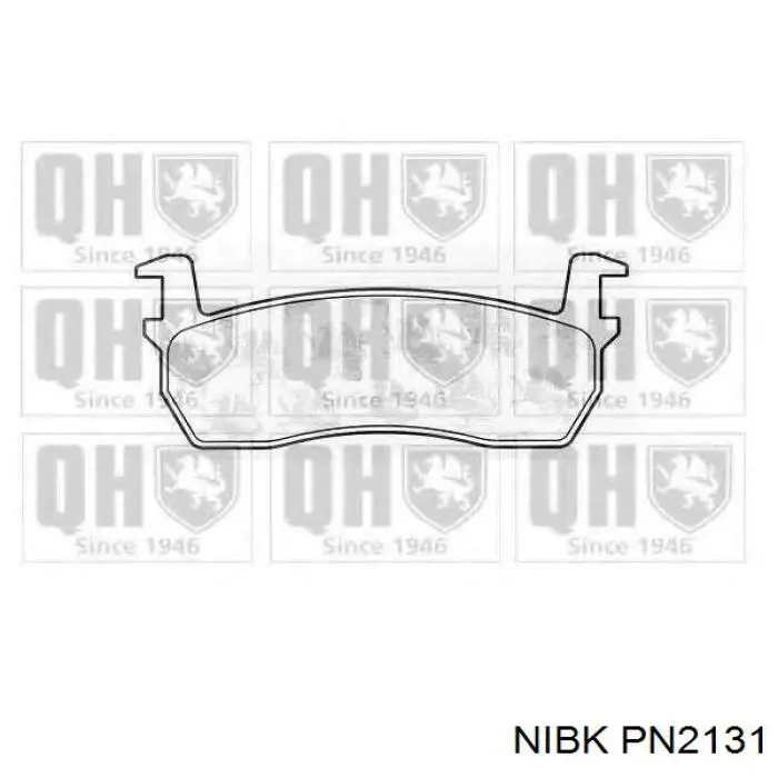 Купить PN2131 Nibk Колодки тормозные