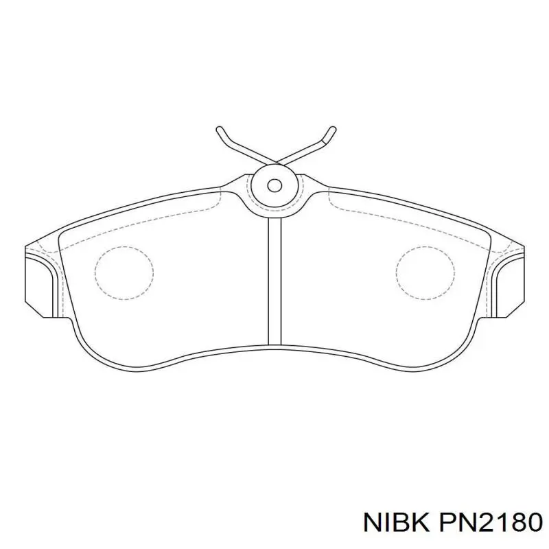 Колодки Nibk PN2180 цена, от 17.24 USD