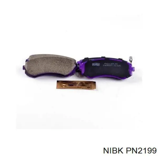PN2199 Nibk колодки тормозные передние дисковые