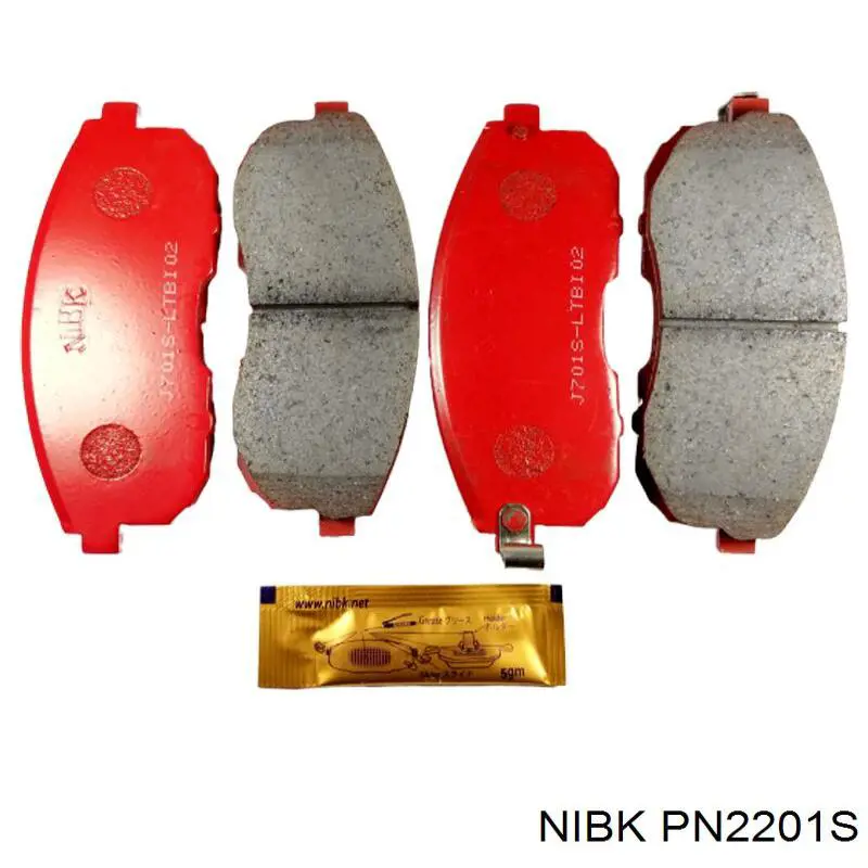 Передние тормозные колодки PN2201S Nibk
