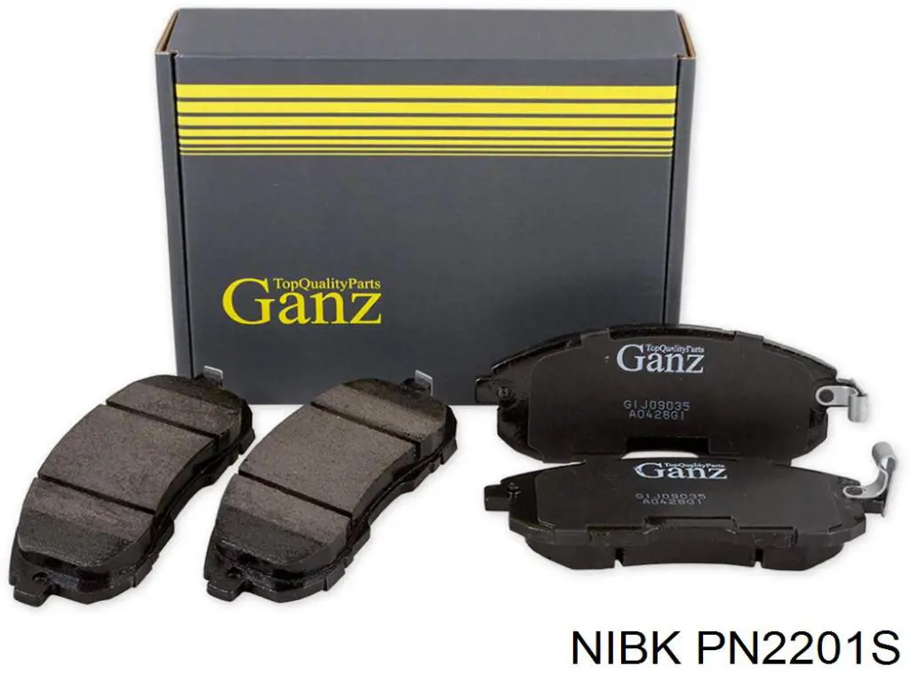 Колодки Nibk PN2201S цена, от 35.47 USD
