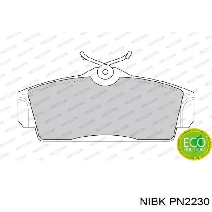 Передние тормозные колодки PN2230 Nibk