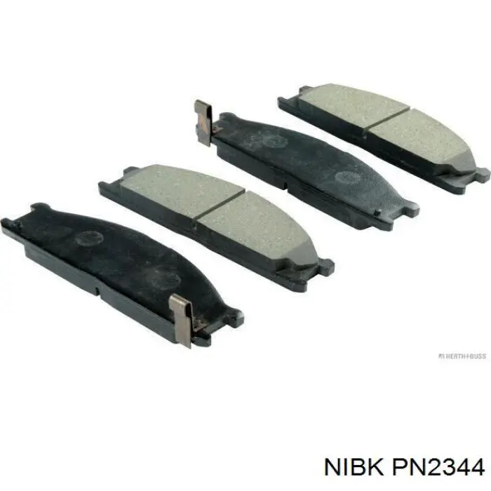 Колодки Nibk PN2344 цена, от 23.50 USD