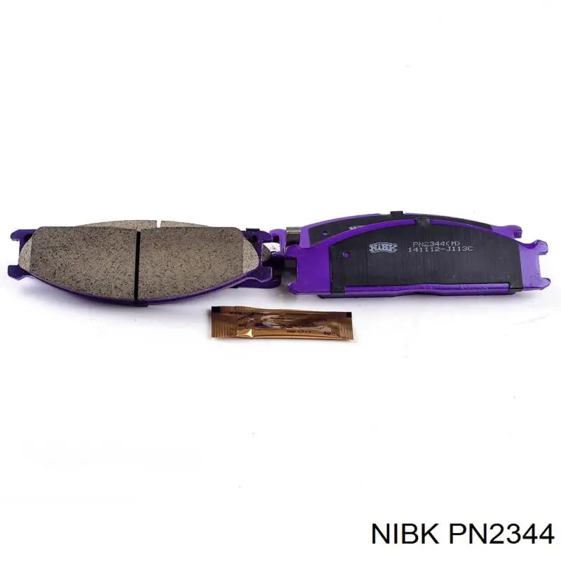 Передние тормозные колодки PN2344 Nibk