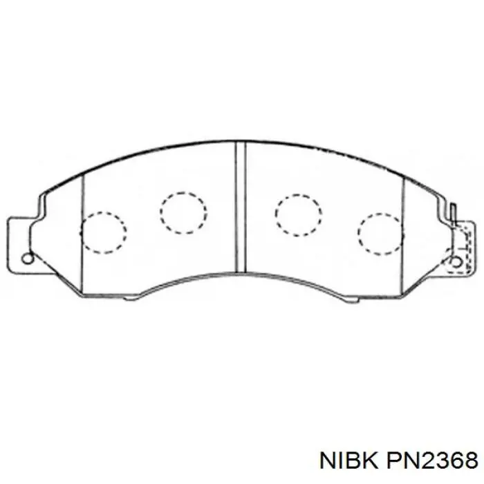 410600T386 Nissan/Infiniti Колодки передние