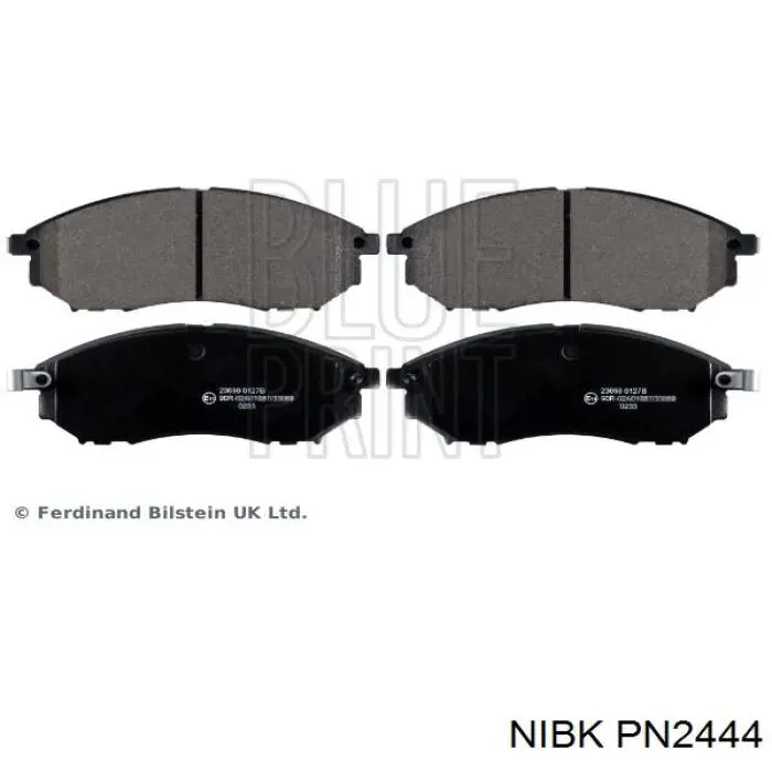 Купить PN2444 Nibk Колодки тормозные