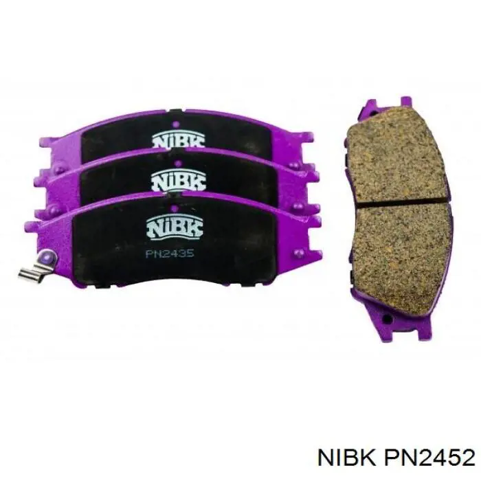 Купить PN2452 Nibk Колодки тормозные