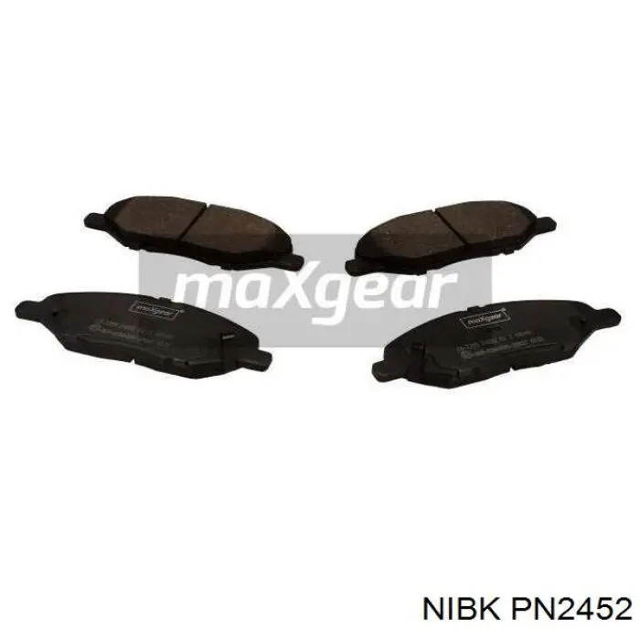 Колодки Nibk PN2452 цена, от 19.23 USD