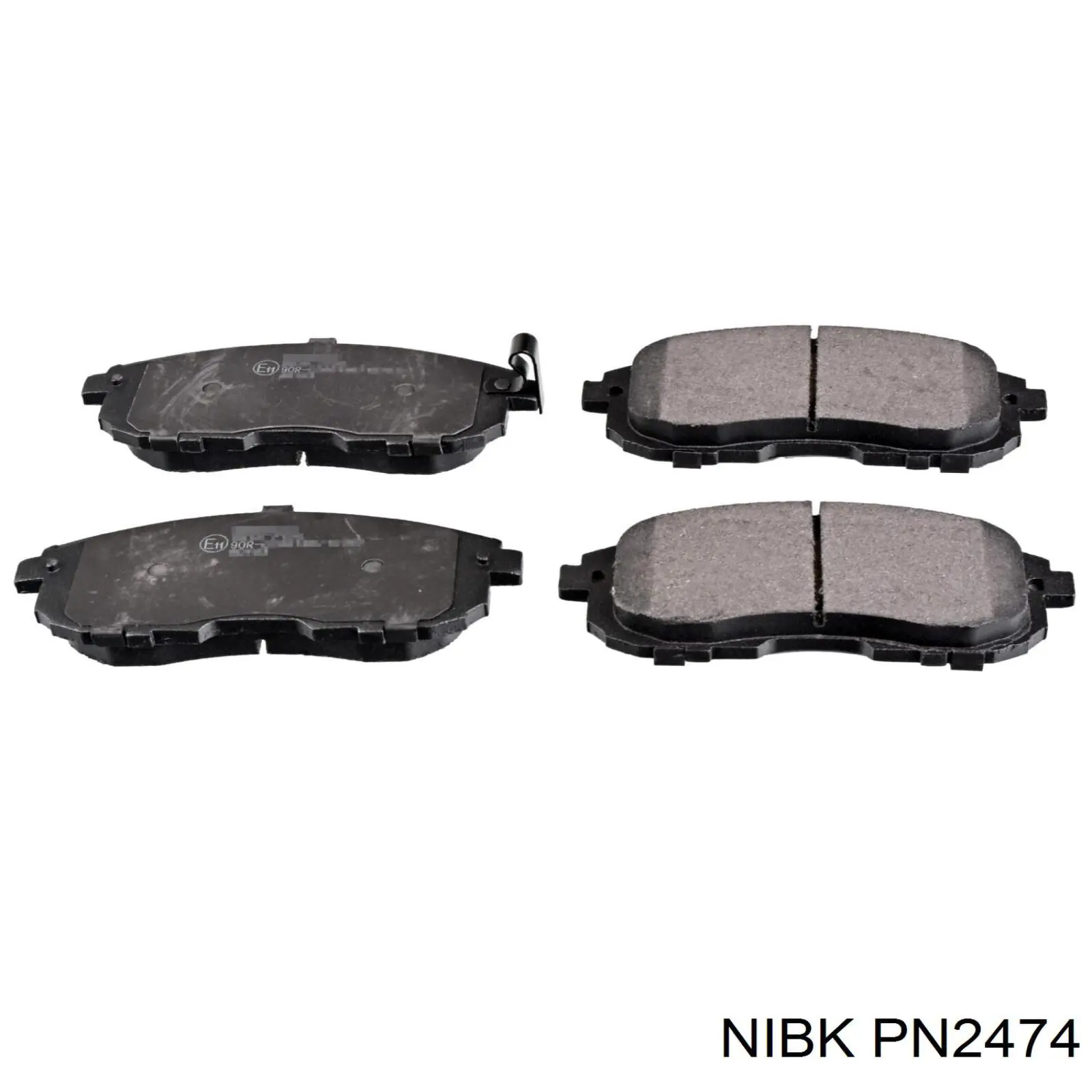 PN2474 Nibk Колодки передние