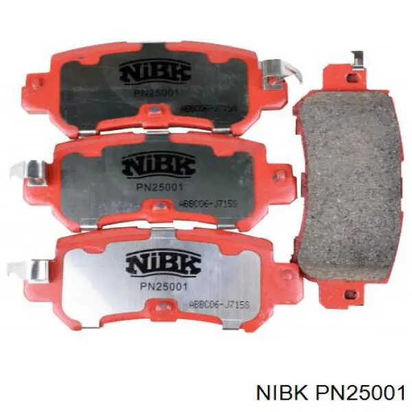 Задние тормозные колодки PN25001 Nibk