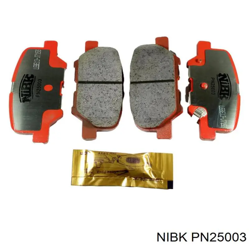 PN25003 Nibk колодки тормозные задние дисковые