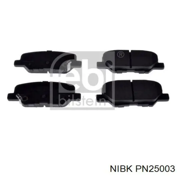 Колодки дисковые  Nibk PN25003 цена, от 15.78 USD