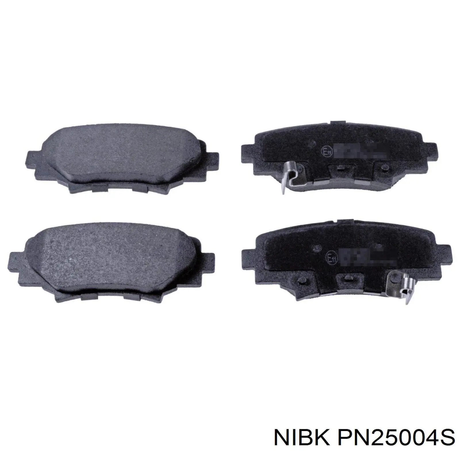 PN25004S Nibk Колодки тормозные дисковые комплект