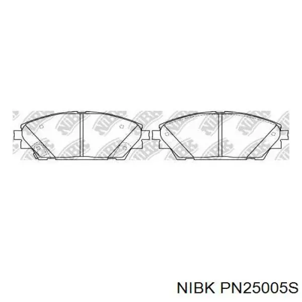 Колодки Nibk PN25005S цена, от 30.69 USD