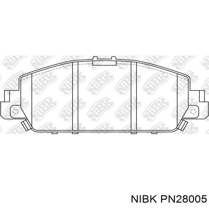 Колодки Nibk PN28005 цена, от 39.38 USD