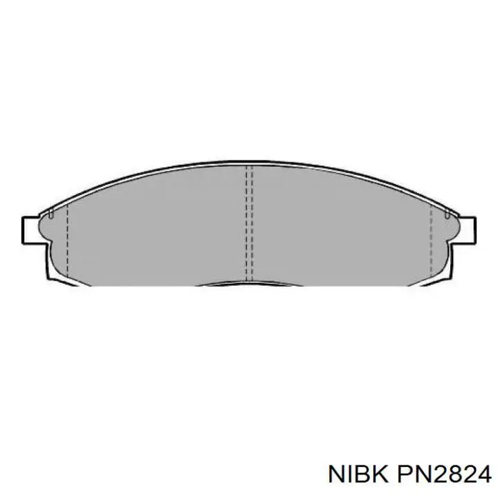 Купить PN2824 Nibk Колодки тормозные