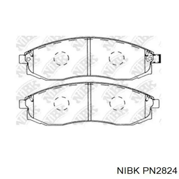 PN2824 Nibk Колодки передние