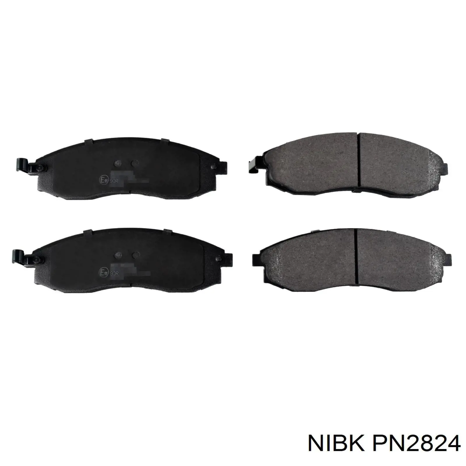 PN2824 Nibk Колодки передние