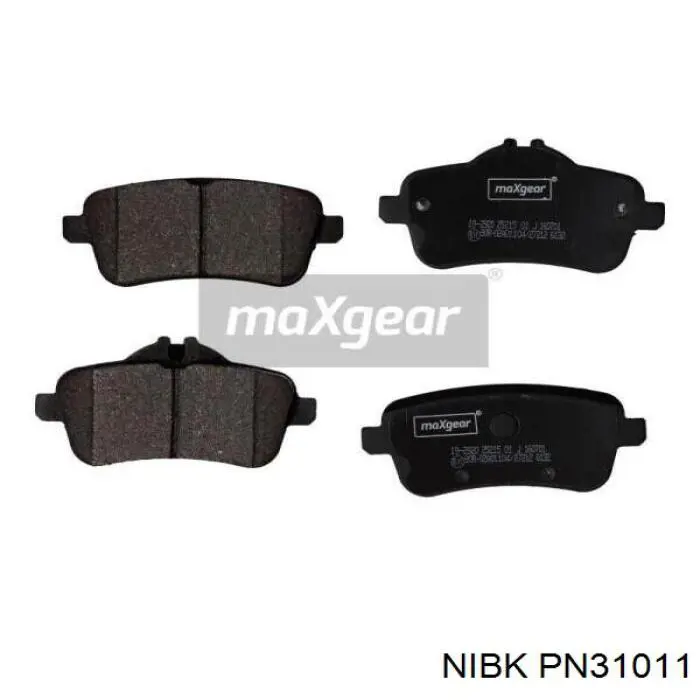 Колодки дисковые  Nibk PN31011 цена, от 72.70 USD
