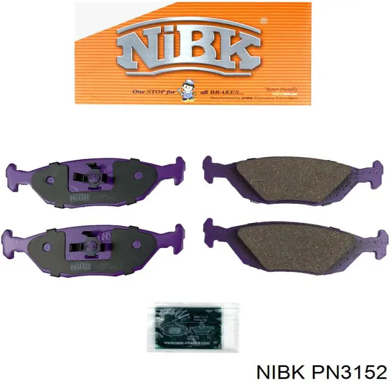 PN3152 Nibk Колодки передние