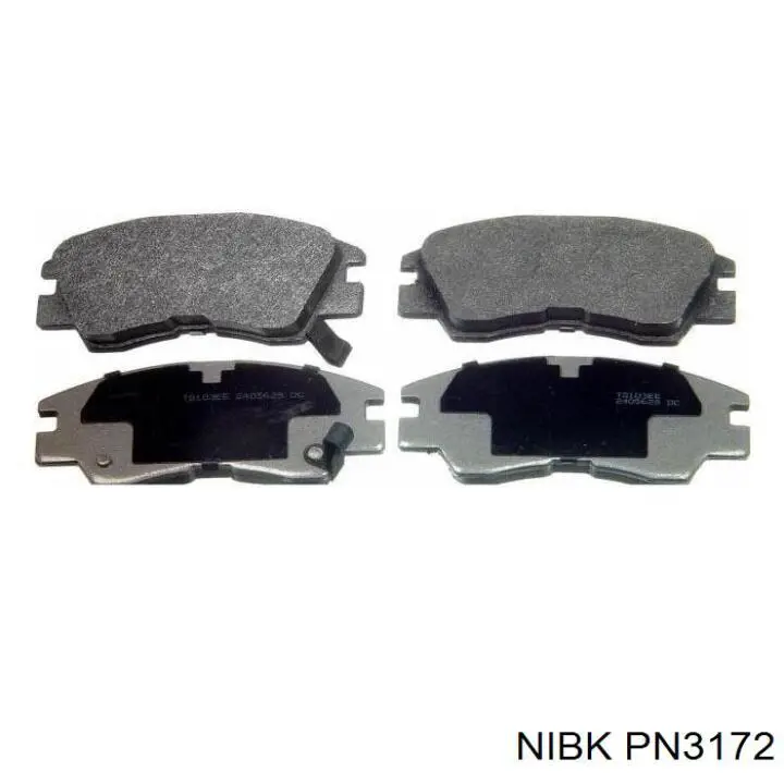 PN3172 Nibk Колодки передние