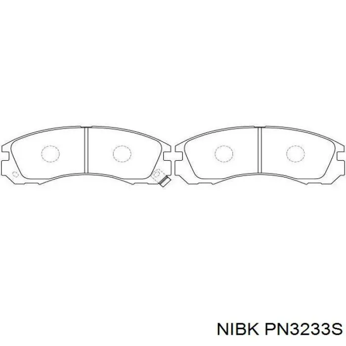 PN3233S Nibk Колодки передние