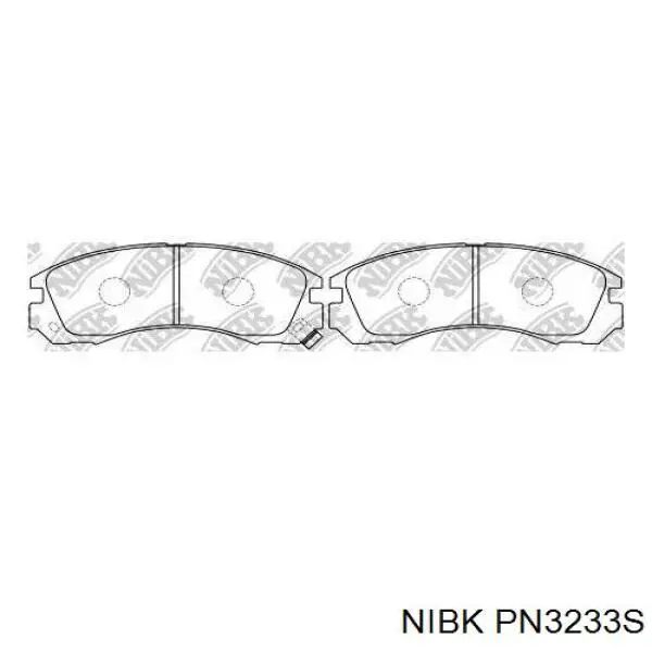 Колодки Nibk PN3233S цена, от 28.11 USD