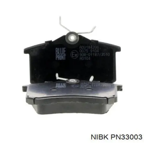 Купить PN33003 Nibk Колодки тормозные задние, дисковые