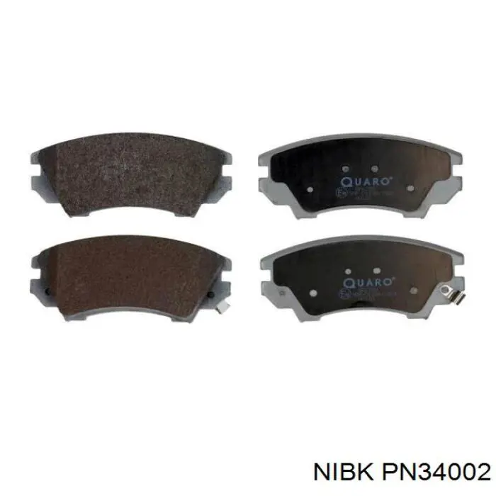 Колодки Nibk PN34002 цена, от 33.14 USD