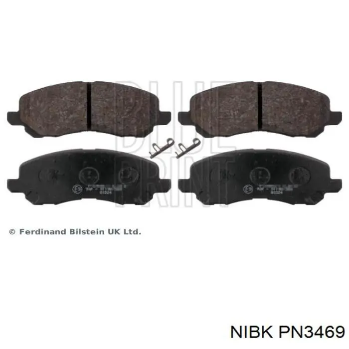 PN3469 Nibk Колодки передние