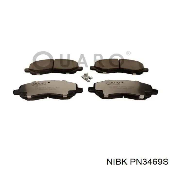 Колодки Nibk PN3469S цена, от 29.62 USD