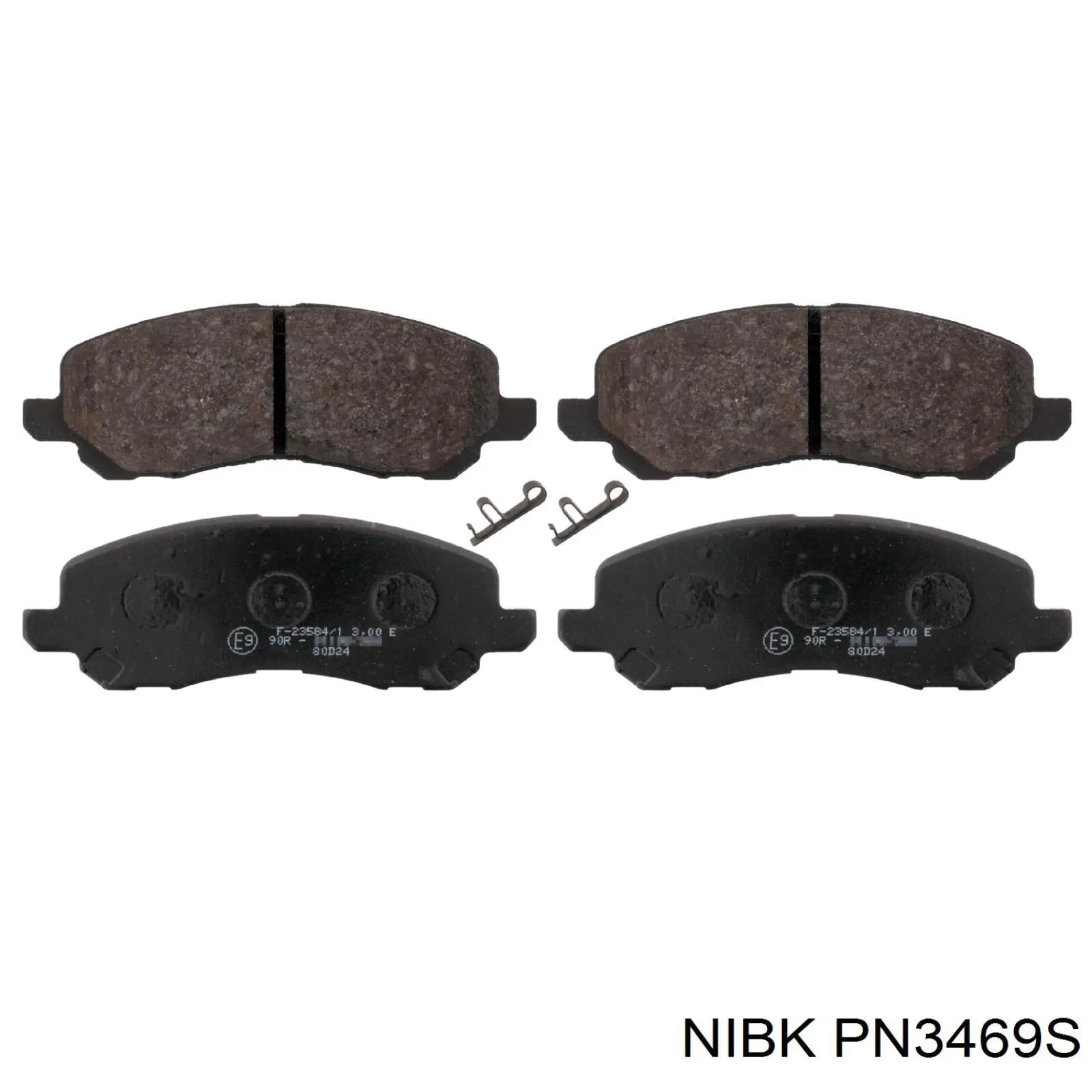 Купить PN3469S Nibk Колодки тормозные
