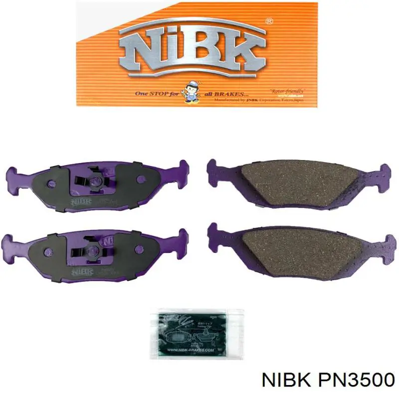Колодки Nibk PN3500 цена, от 16.89 USD