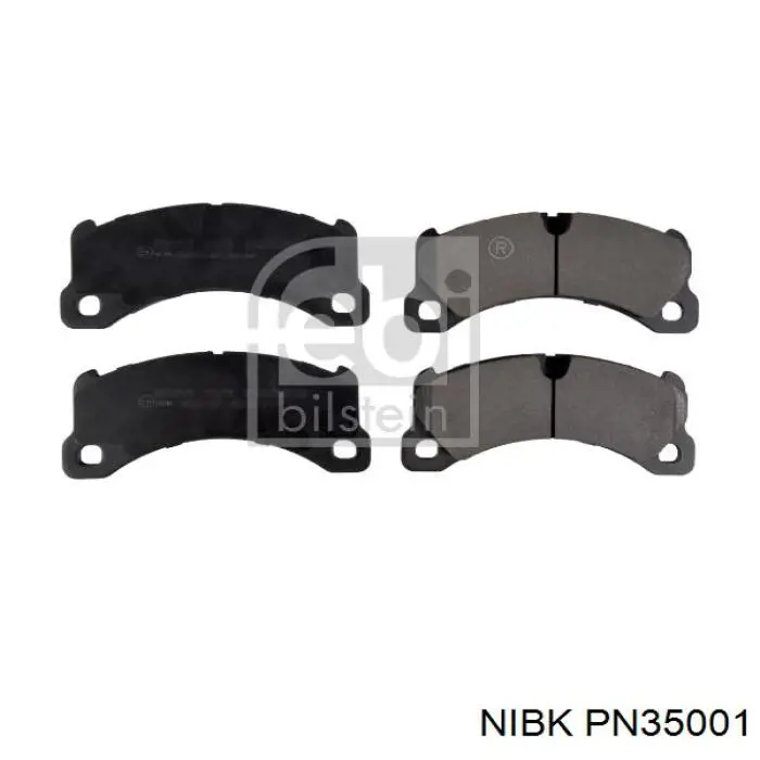 PN35001 Nibk Колодки передние