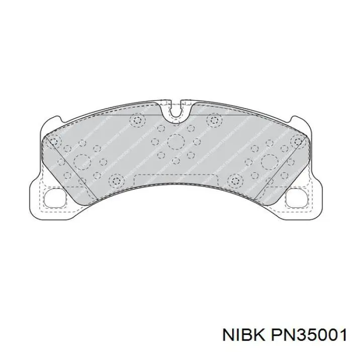 Колодки Nibk PN35001 цена, от 113.08 USD