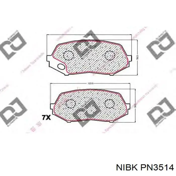 5SP1574 Samko Колодки передние
