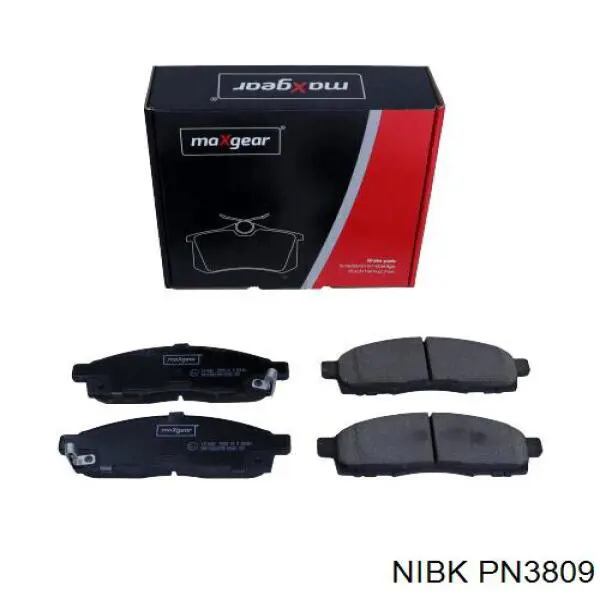 Купить PN3809 Nibk Колодки тормозные