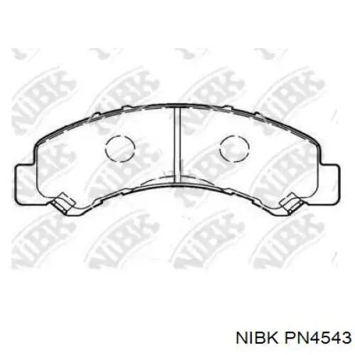 Задние тормозные колодки PN4543 Nibk