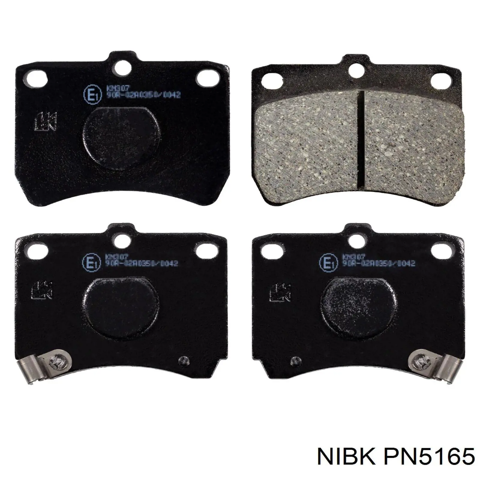 Передние тормозные колодки PN5165 Nibk