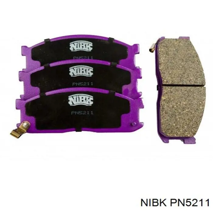 PN5211 Nibk колодки тормозные передние дисковые